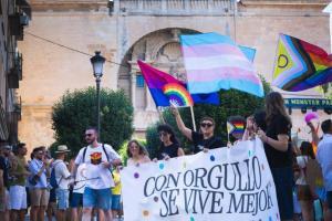Manifestación del Orgullo 2026 en Almansa (Albacete). Foto: Almansa Entiende