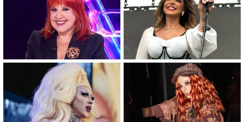 Loles León, Merche, Samantha Ballentines y La Prohibida. Fotos: redes sociales