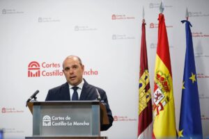 El presidente de las Cortes de Castilla-La Mancha, Pablo Bellido.