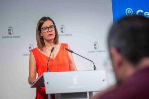 La consejera portavoz del Gobierno de Castilla-La Mancha, Esther Padilla.