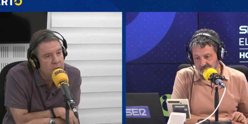 El presidente de Castilla-La Mancha, Emiliano García-Page, en una entrevista en la Cadena Ser.