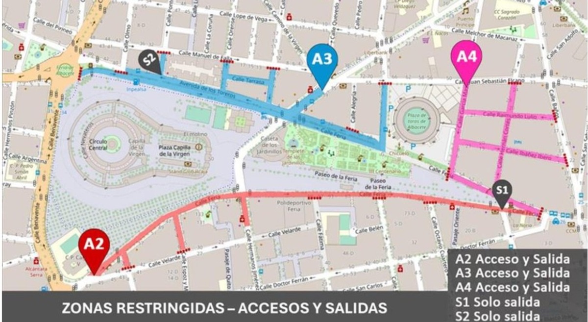 Feria de Albacete 2026: cómo solicitar el pase para la zona de tráfico restringido — imagen 1