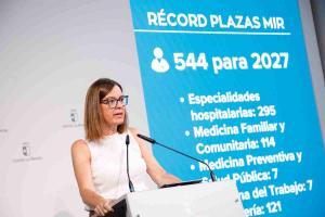 La consejera portavoz del Gobierno de Castilla-La Mancha, Esther Padilla.