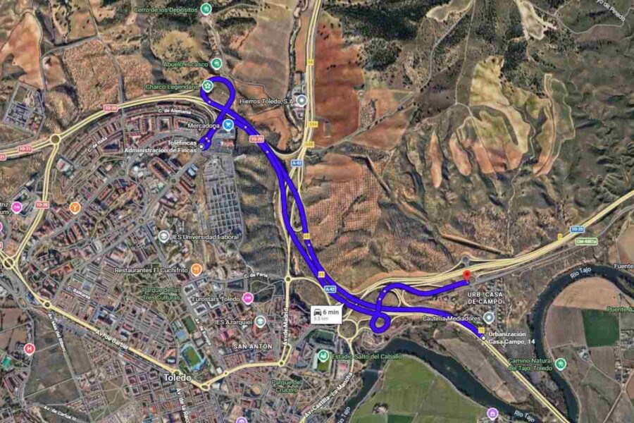 Arranca las obras para renovar el firme de la TO-22 en Toledo: estos son los cortes de tráfico