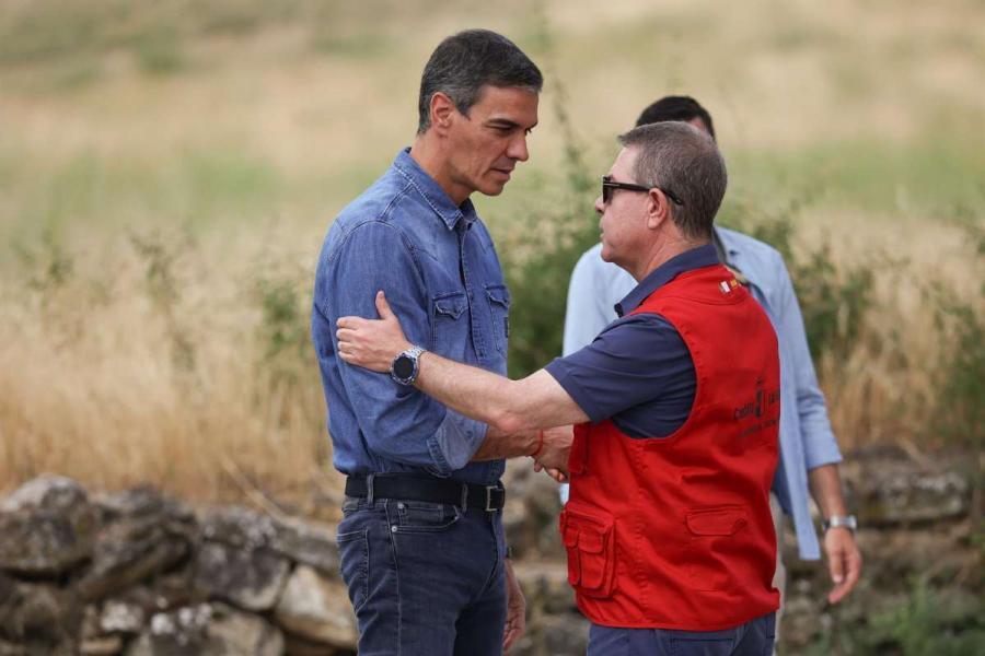 Sánchez reitera un «gran pacto de Estado contra la emergencia climática» y dice que CLM «se lo toma en serio»