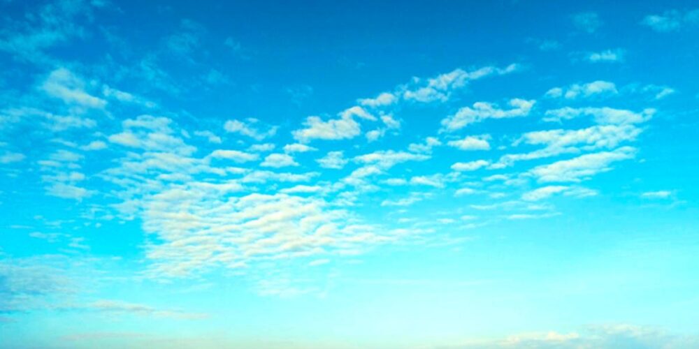 Cielo poco nuboso en Castilla-La Mancha. Foto: ENCLM / Rebeca Arango.