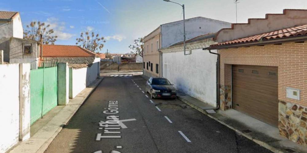 Calle Trifón Gómez en Añover de Tajo.