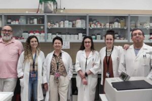 En la foto, el equipo investigador.