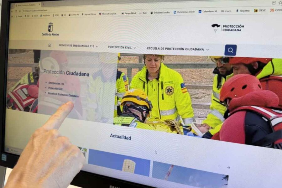 El 112 de Castilla-La Mancha duplica las visitas a su web en la primera mitad del año