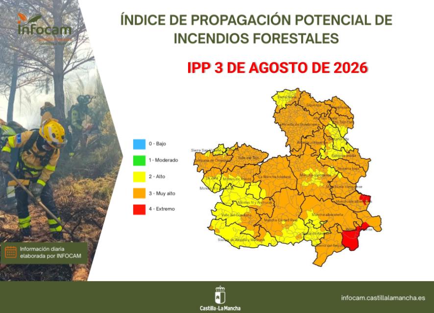 Descenso de los termómetros: máximas de 36 y posibilidad de algún chubasco en Castilla-La Mancha — imagen 1