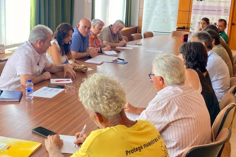 Castilla-La Mancha trabaja en las ayudas para agricultores y ganaderos afectados por el incendio de La Mierla