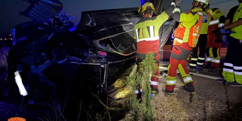 Accidente de tráfico en Cebolla (Toledo).
