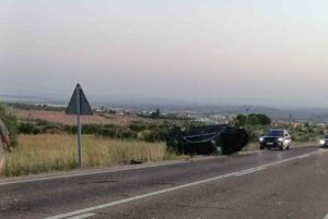 Accidente de tráfico en Cebolla (Toledo).