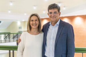 Carmelo García junto a Ana Guarinos