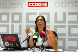 La secretaria de Mujeres, Igualdad y Juventud de CCOO Castilla-La Mancha, Ana Villaseñor.