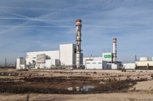 Central térmica Aceca, en Villaseca de la Sagra, junto a la que se iba a construir la macroplanta solar.