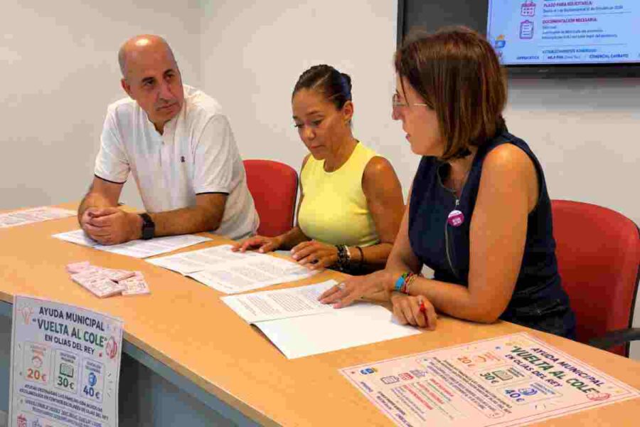 Más de 1.000 escolares de Olías del Rey recibirán ayuda para la vuelta al colegio: importes y fechas de solicitud