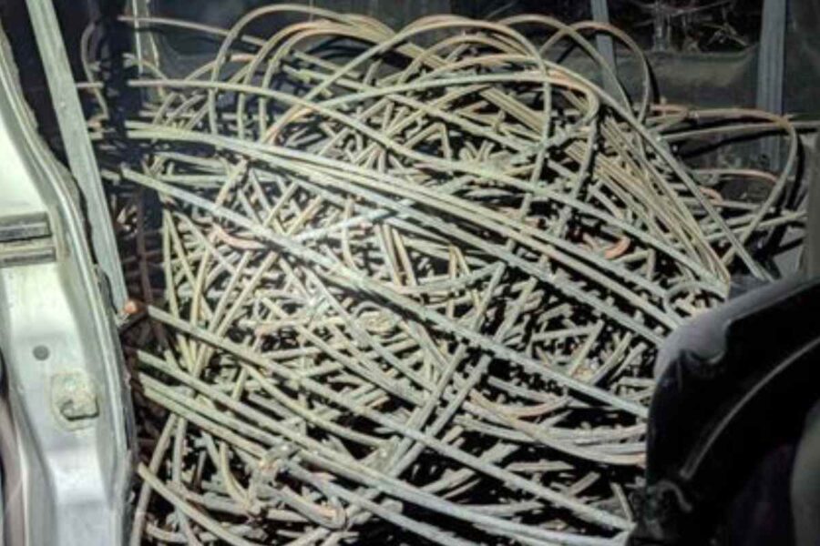 Detienen a seis varones por robar cable de cobre de la catenaria de Adif en un pueblo de Guadalajara