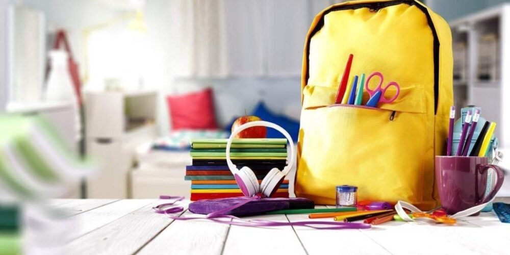 Material escolar para la vuelta al cole.