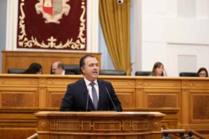 El presidente de Vox en Castilla-La Mancha, David Moreno.