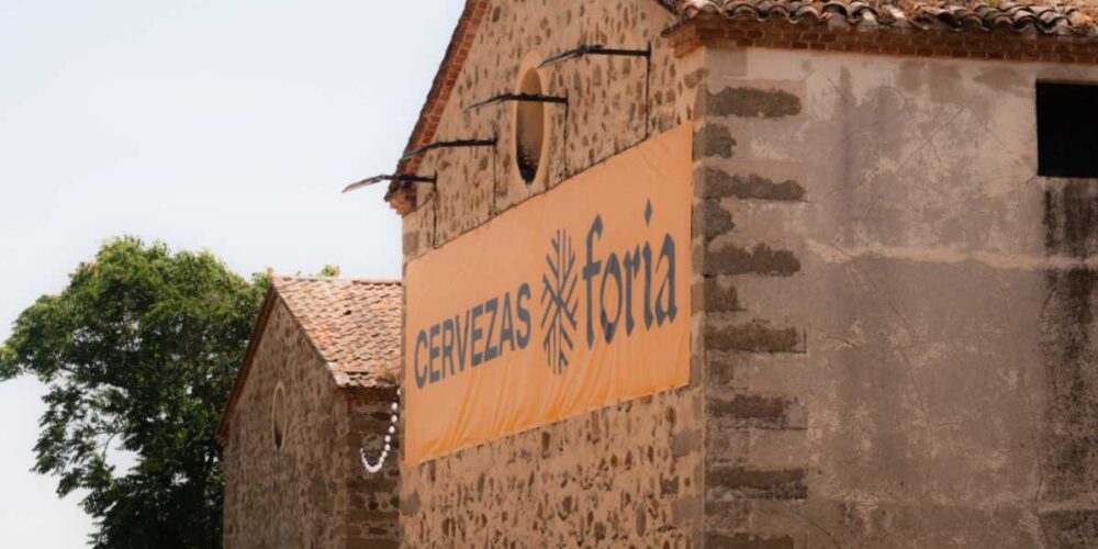 Cervezas Foria, en un convento del siglo XVI.