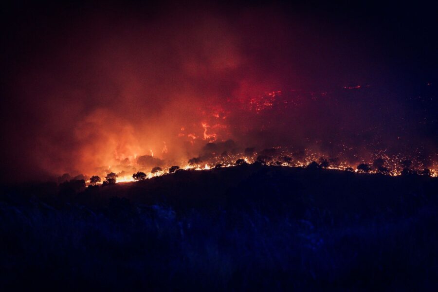 Extinguido el incendio forestal de Almorox (Toledo)