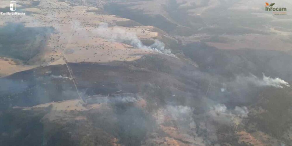 Incendio en Puebla de Don Rodrigo.