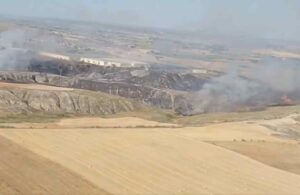 Incendio forestal en Seseña.