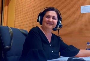 Julia Luna, emocionada en su despedida de RTVE.