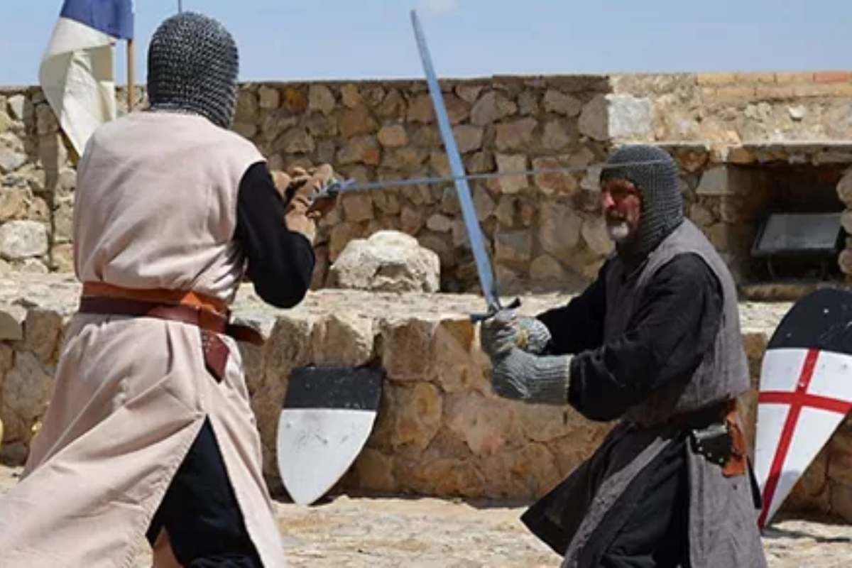 Recreación de un combate. Foto: Turismo Castilla-La Mancha.