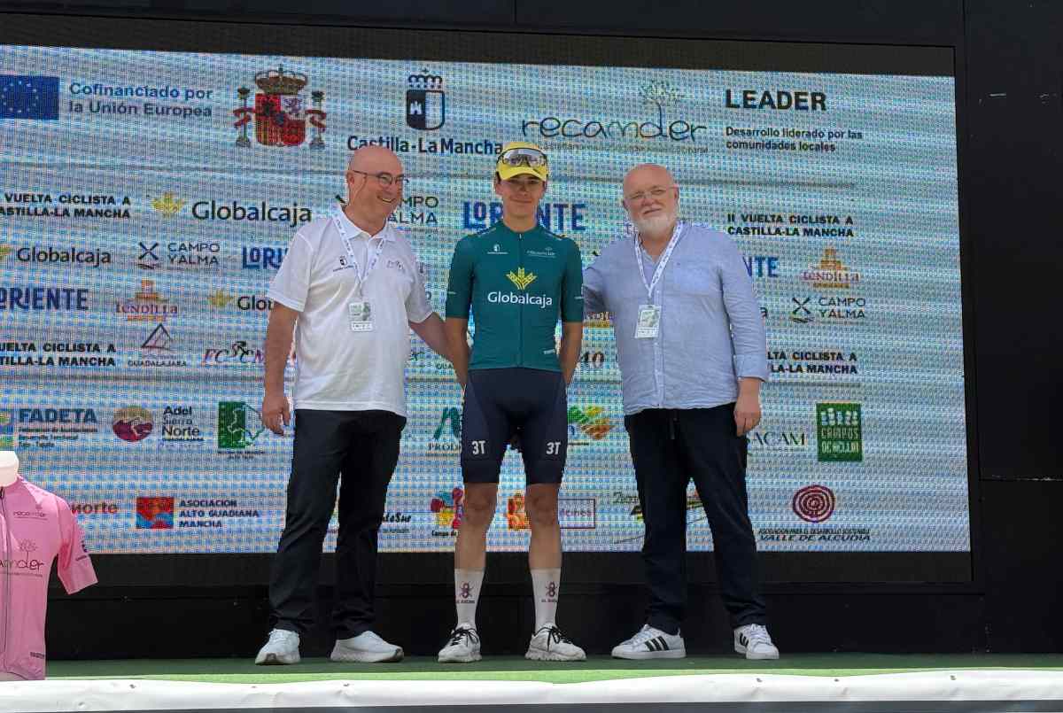 El maillot verde de Globalcaja para el mejor castellanomanchego ha sido para el almagreño Manuel Sanroma.