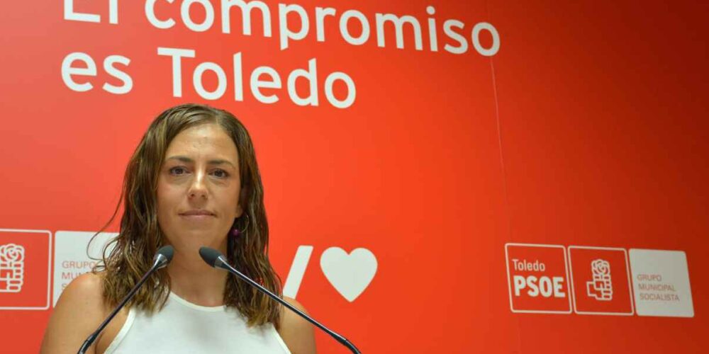 La portavoz del PSOE en el Ayuntamiento de Toledo, Noelia de la Cruz.
