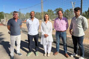 Visita alcaldesa obras anexos del Escartin