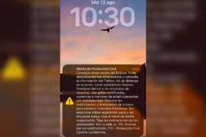 Es-Alert enviado en Castilla-La Mancha.