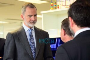 El rey Felipe VI en una visita a Toledo. Imagen: Rebeca Arango.