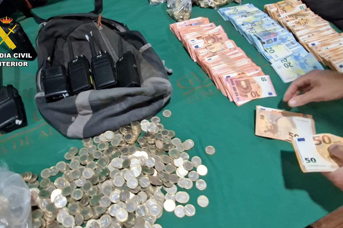 Efectos intervenidos en la operación 'Otello'.