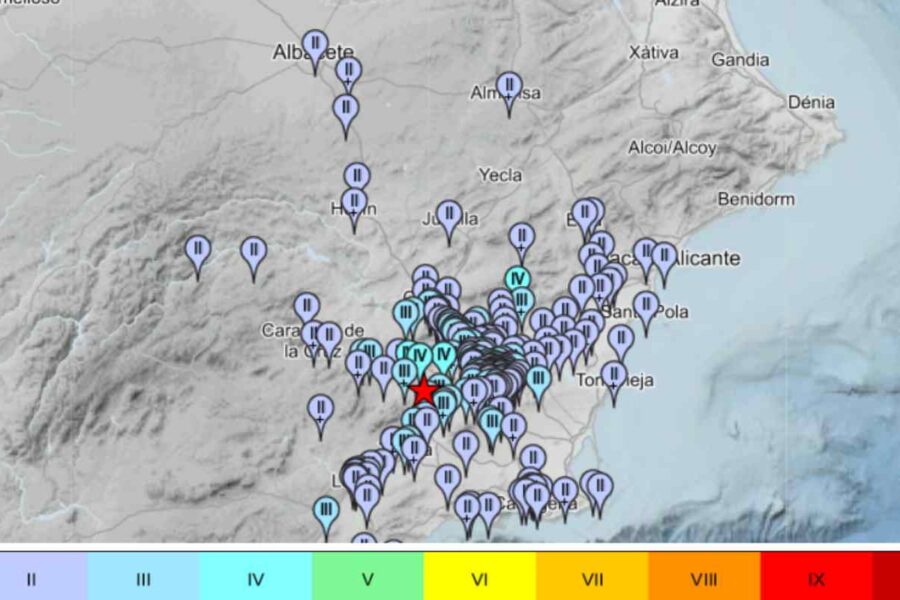 El terremoto de Murcia se siente con magnitud dos en Albacete, Hellín, Almansa, Yeste…