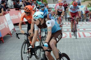Imagen de archivo de la Vuelta Ciclista a España a su paso por Toledo en 2019.