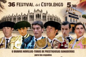 Cartel del XXXVI Festival Taurino a beneficio del 'Cotolengo' en Albacete