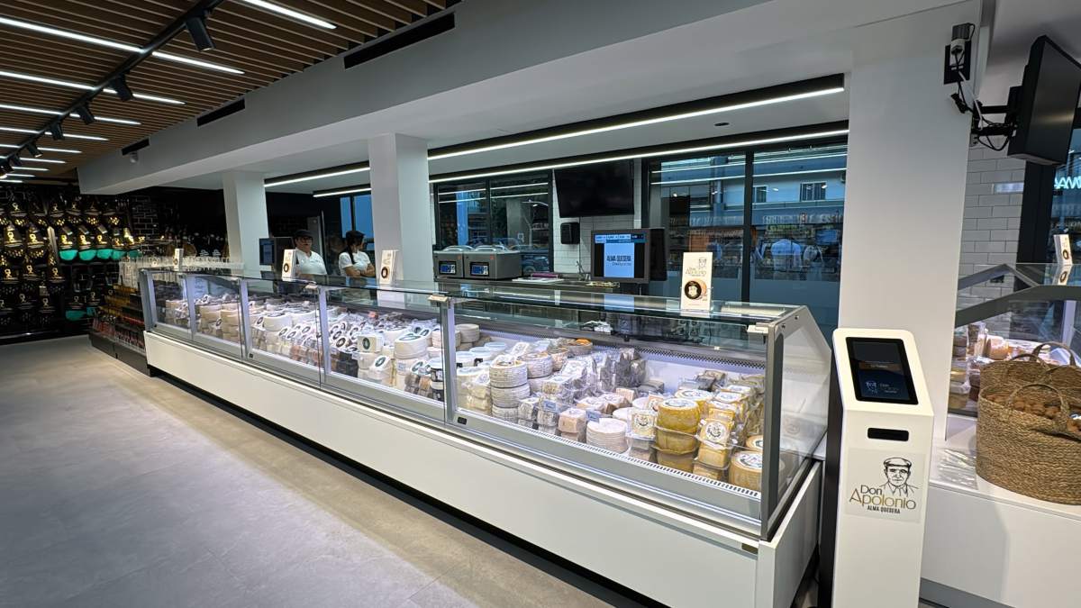 Espacio dedicado a la tienda en el interior de 'Alma Quesera'