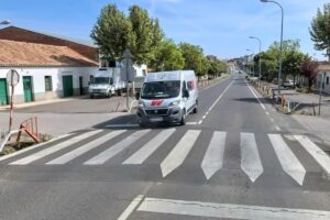 Imagen del paso de cebra en el que se produjo el atropello