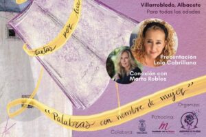 Cartel del I Encuentro de Escritoras de Castilla-La Mancha