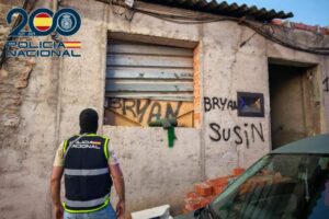 Una de las viviendas en las que se desarrollaba la actividad