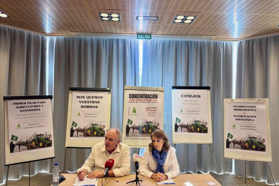 Asaja CLM se concentrará el 6 de octubre en Toledo bajo el lema ‘Estáis matando al mundo rural’