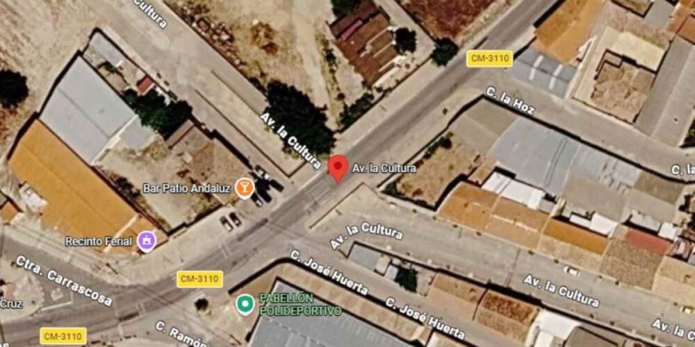 Avenida de la Cultura, en La Alberca de Záncara.