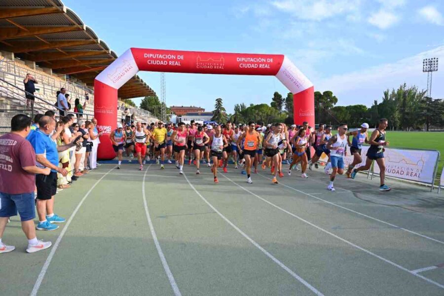 Los almagreños Jesús Calle y Gemma Arenas vencen en la Media Maratón de Torralba de Calatrava