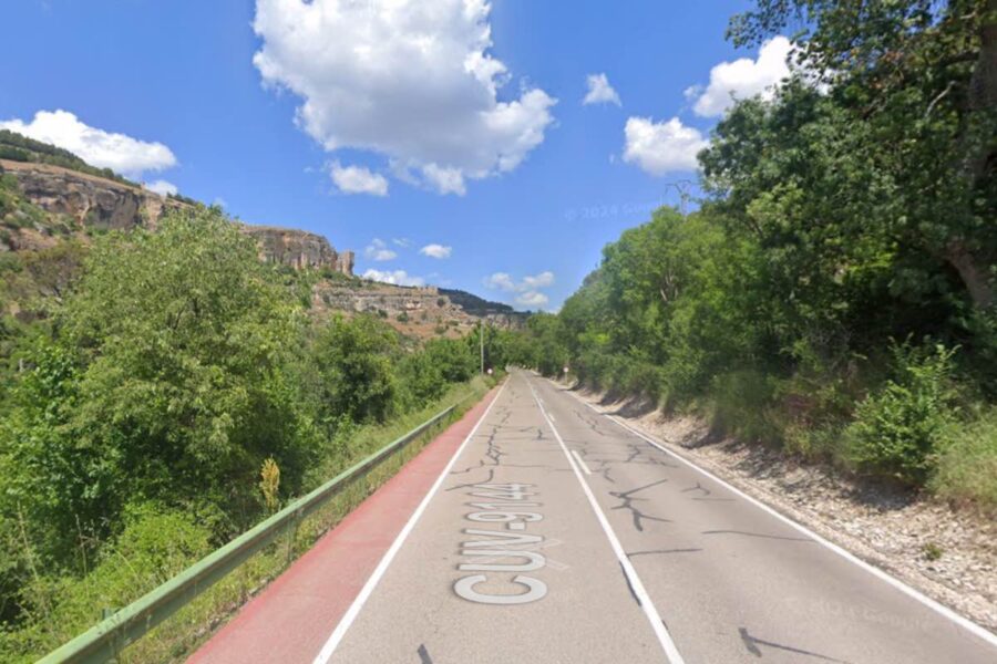 Un muerto y un herido en un accidente de tráfico en Cuenca tras salirse de la carretera