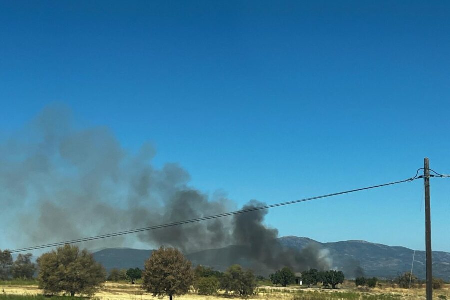 Incendio próximo a algunas urbanizaciones de Cazalegas (Toledo): 25 personas trabajan en la extincíón