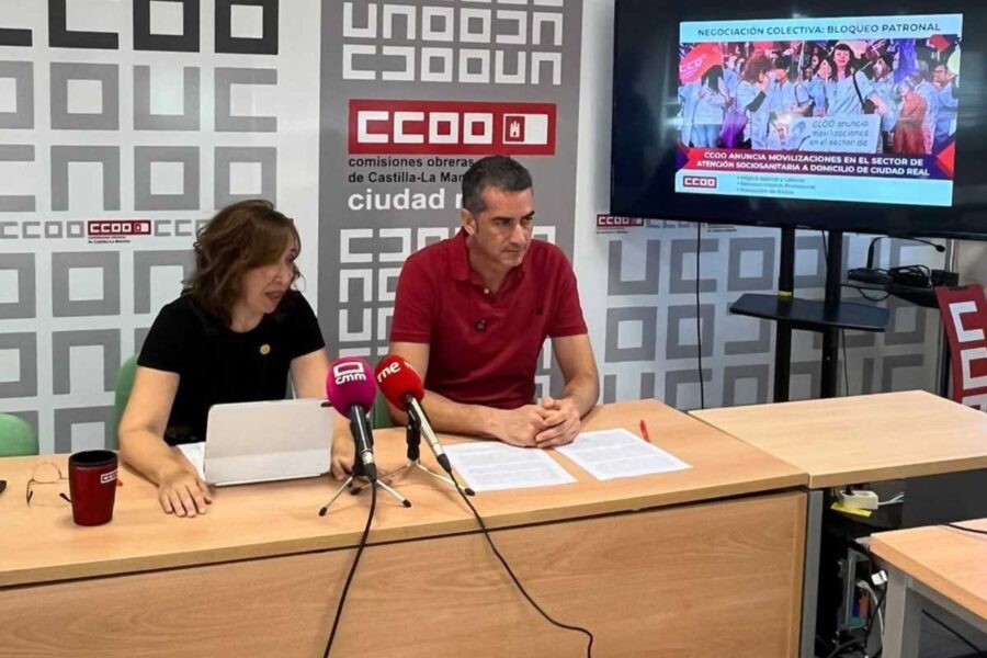 CCOO convoca protestas en Ciudad Real «ante el nulo avance» en el convenio de atención a domicilio