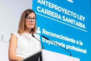 La consejera portavoz del Gobierno de Castilla-La Mancha, Esther Padilla.